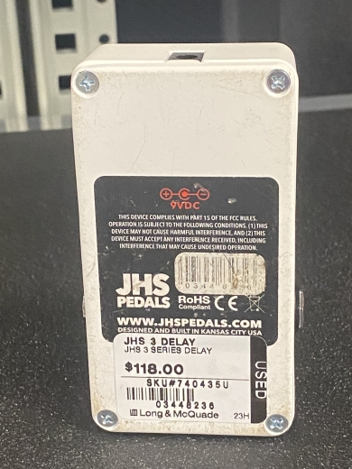 JHS Pedals 3 Series Delay | Long & McQuade